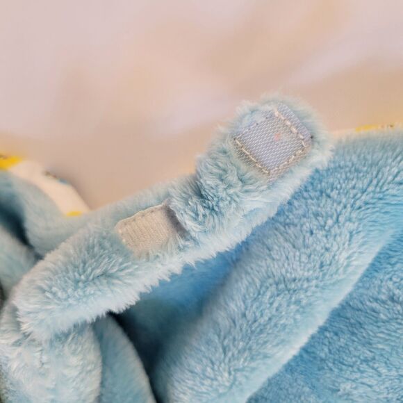 Lot 2 Sesame Street Plush Loveys Blue Cookie Monster Red Elmo Security Blanket - Picture 10 of 15